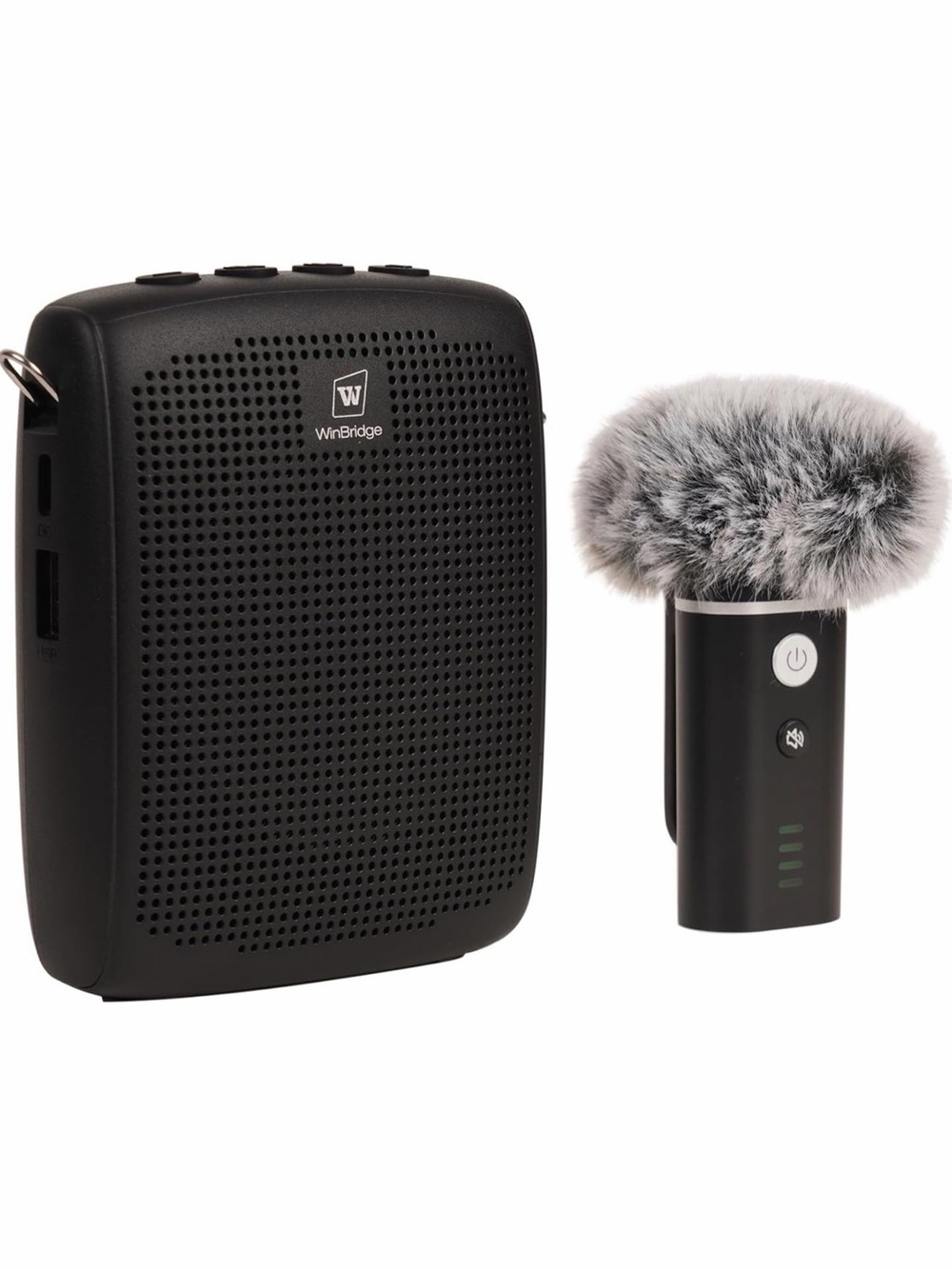 Wireless Voice Amplifier with Bluetooth Lapel Mic